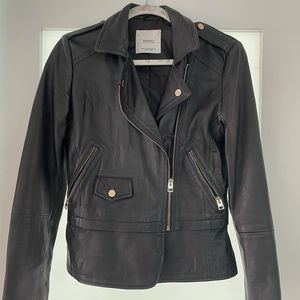 Mango leather jacket